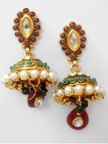 Polki Earrings